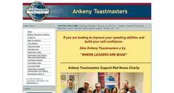 Desktop Screenshot of ankenytoastmasters.com